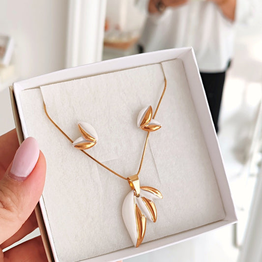 Set od 3 bijela lista