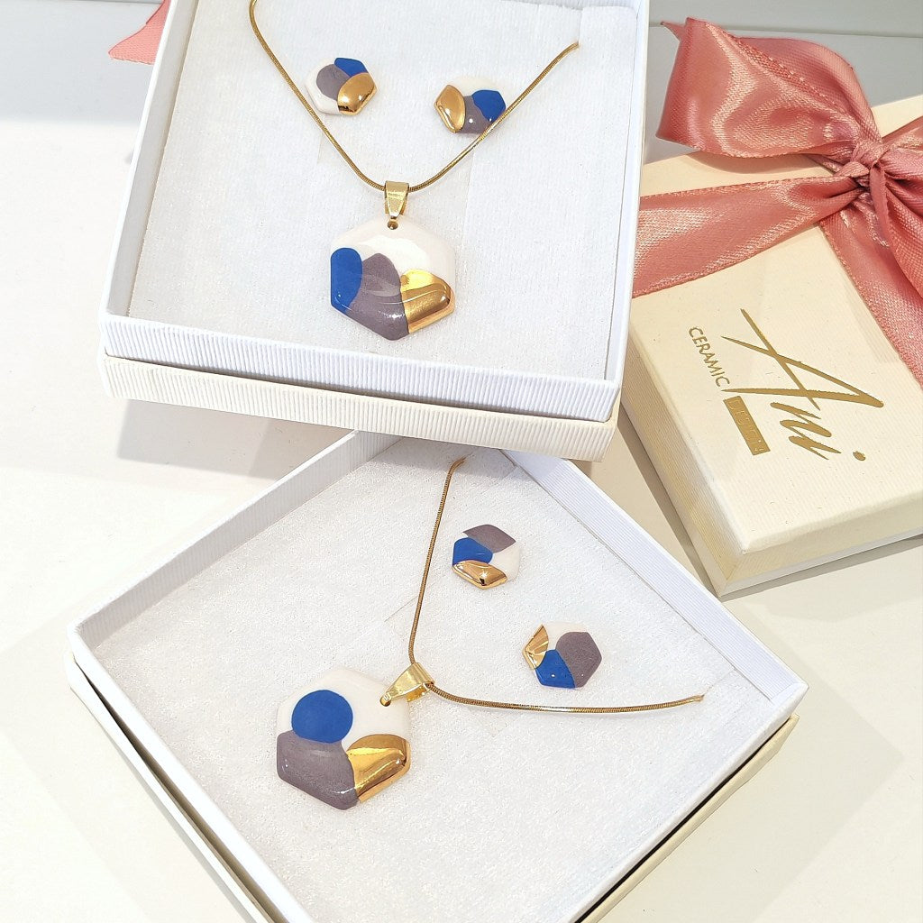 Set Hexagon Tricolore