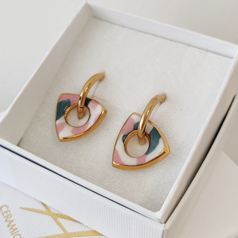 Triangle 2 in 1 Turquoize & Rose