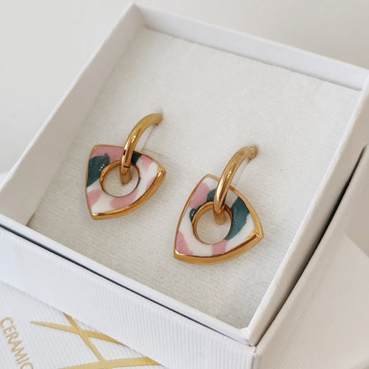 Triangle 2 in 1 Turquoize & Rose