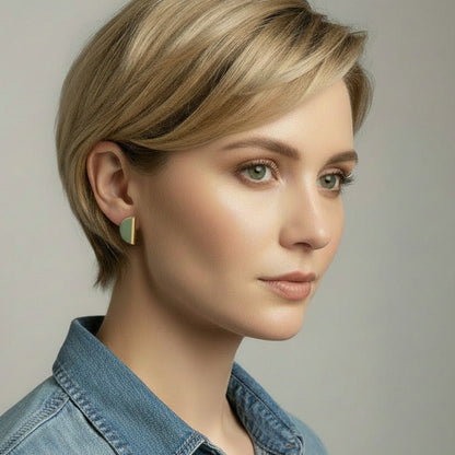 Half Circle Dark Green