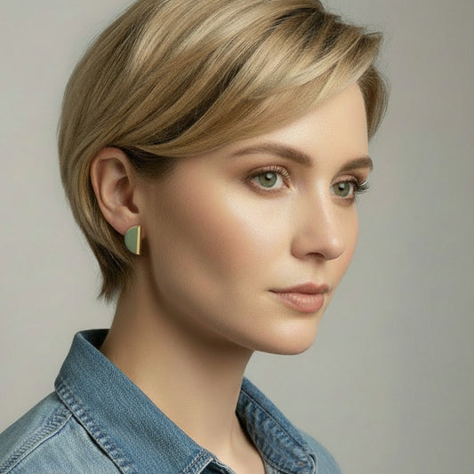 Half Circle Dark Green