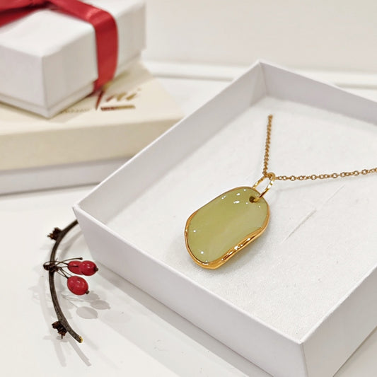 Necklace Petals Green