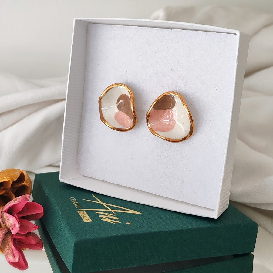 Latice smeđe i ružičaste