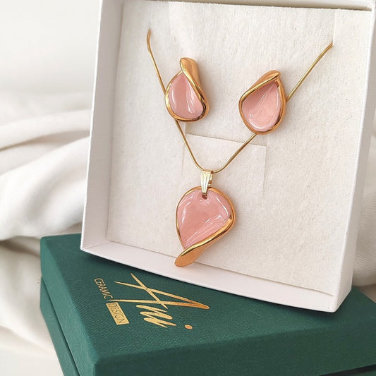 Set kapi nježno ružičaste