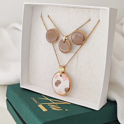 Set kapi nježno ružičaste