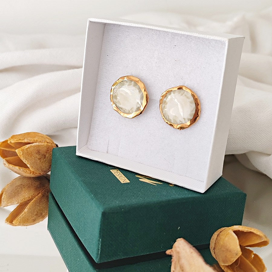 Sun  Midi Petals Pastel Green & White