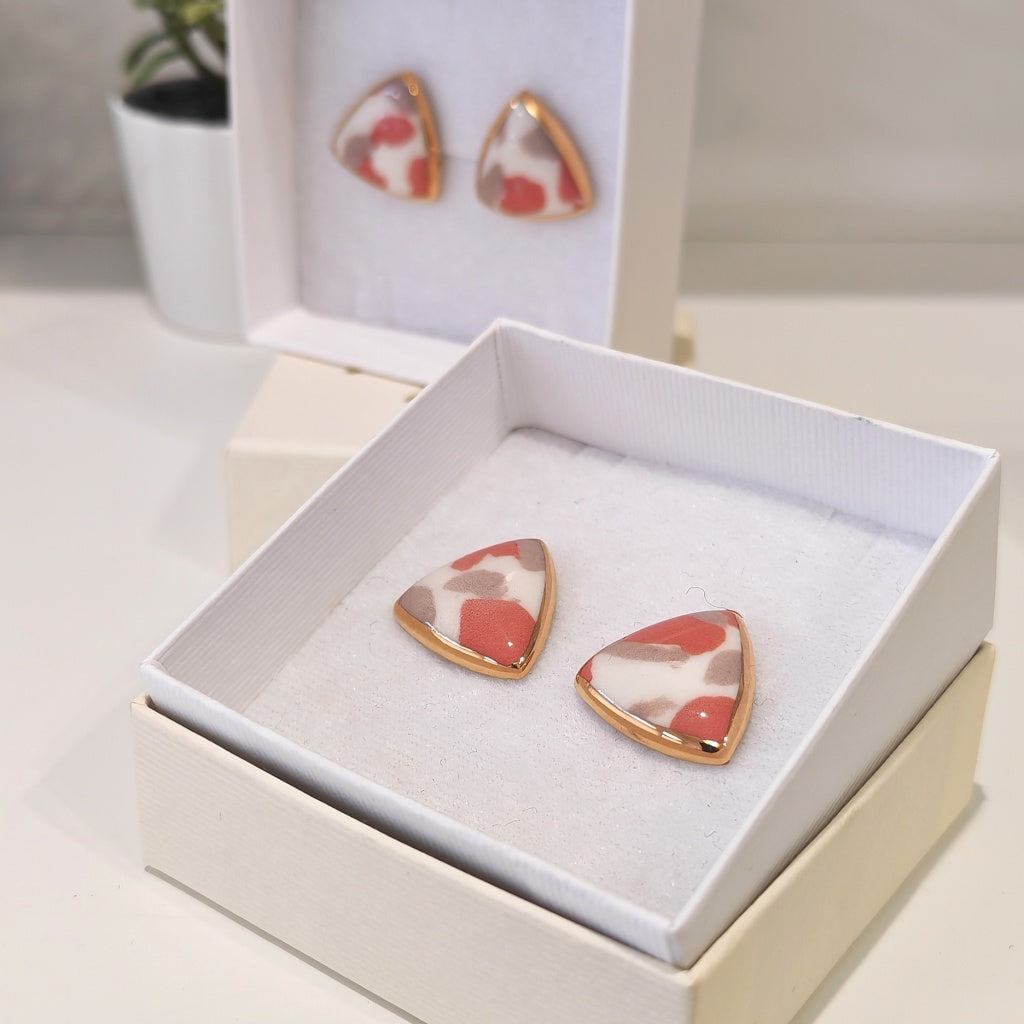 Midi Triangle Terazzo Rose