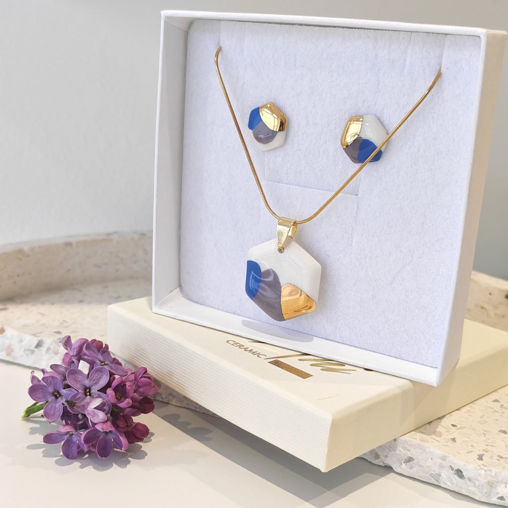 Set Hexagon Tricolore