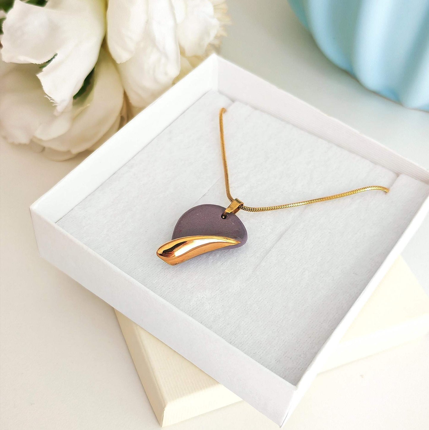 Necklace Aria Dark Lilac