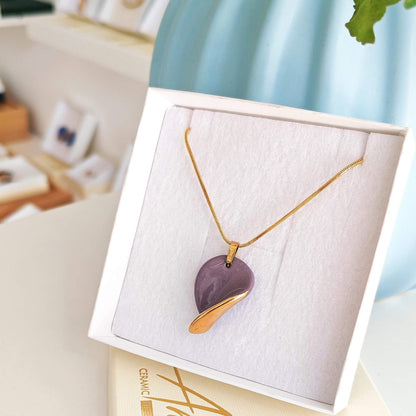 Necklace Aria Dark Lilac