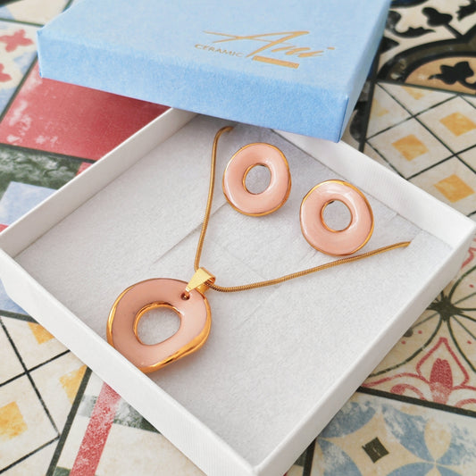 Set Elegant Ring Rose