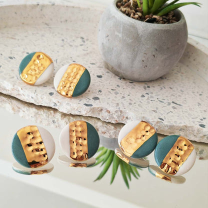 Boka & More Turquoize Navy Gold
