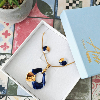 Boka & More Set Navy Gold