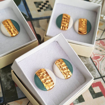 Boka & More Turquoize Navy Gold