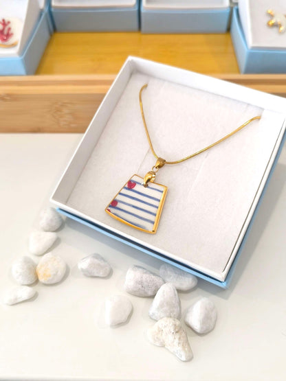 Boka & More Necklace Navy Blue