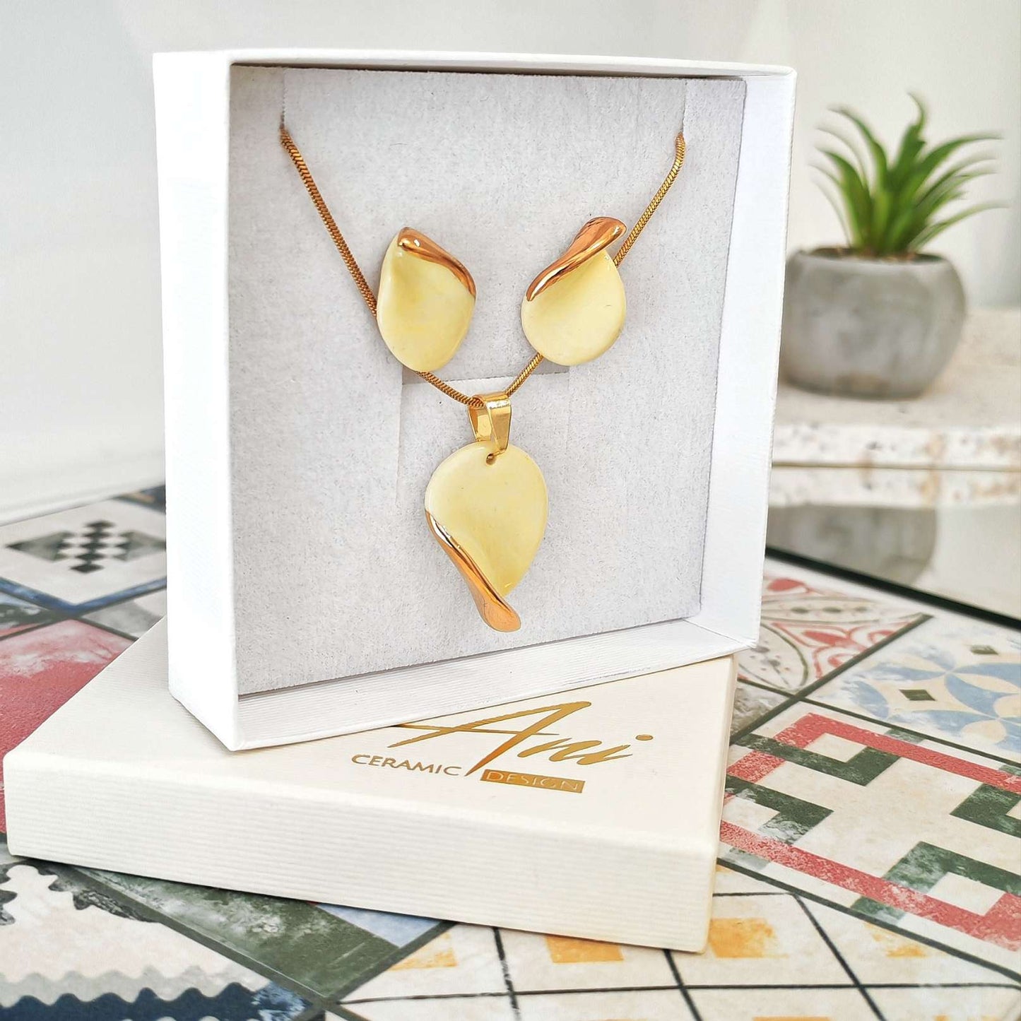 Set Aria Soft Yellow