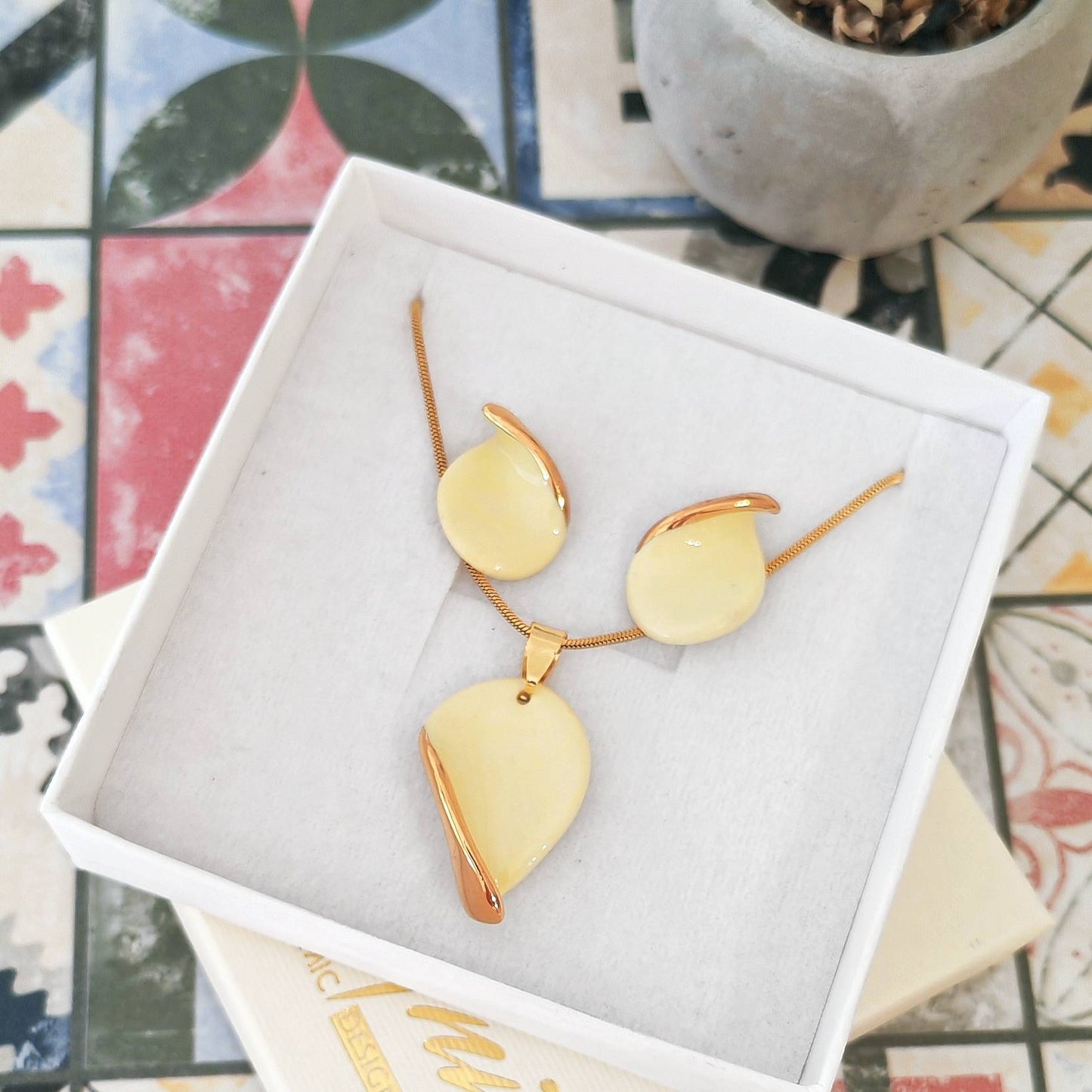 Set Aria Soft Yellow