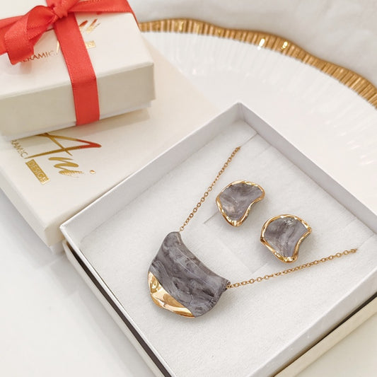 Set Elegant Square Gray