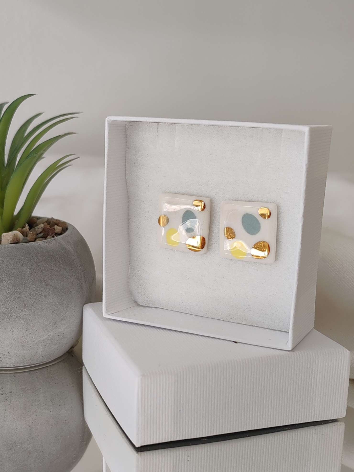 Medium Square Tricolore