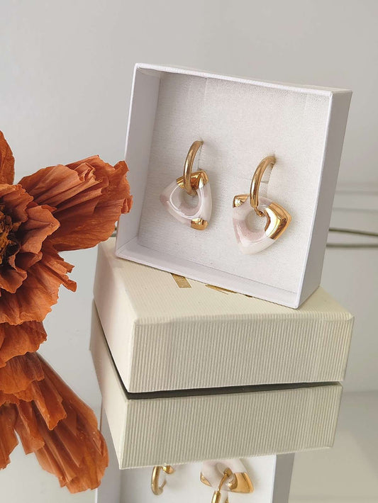 Triangle 2 in 1 Beige & White 2